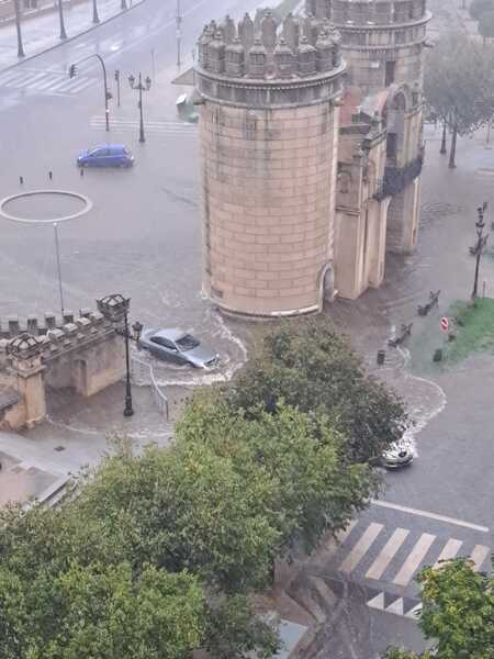 Crónica de una jornada de temporal en Extremadura